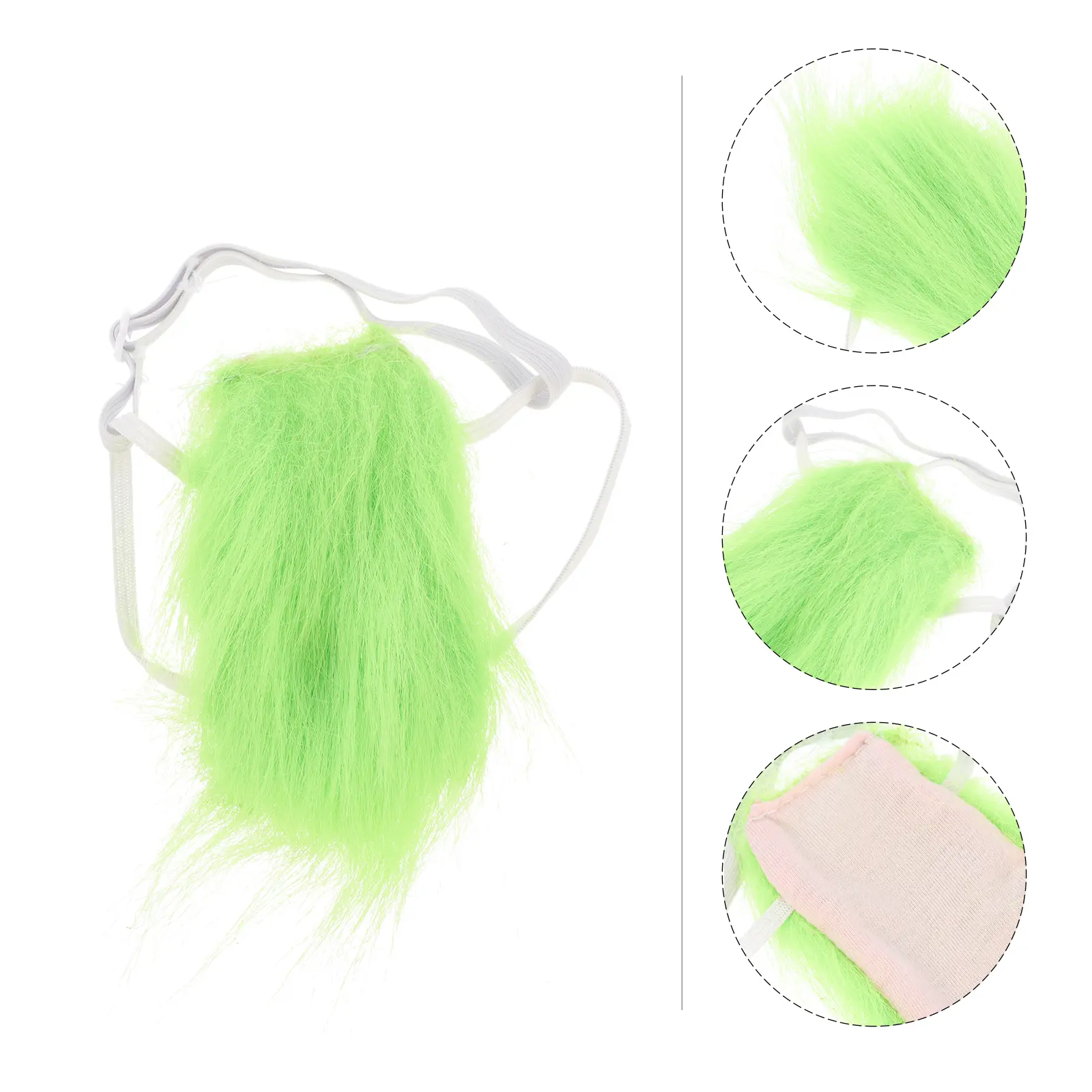 Pet Hair Accessories Elastic Strap Cloth Dog Cat Animal Headwear Costumes Halloween Festival Party Pet Supplies Bright Color