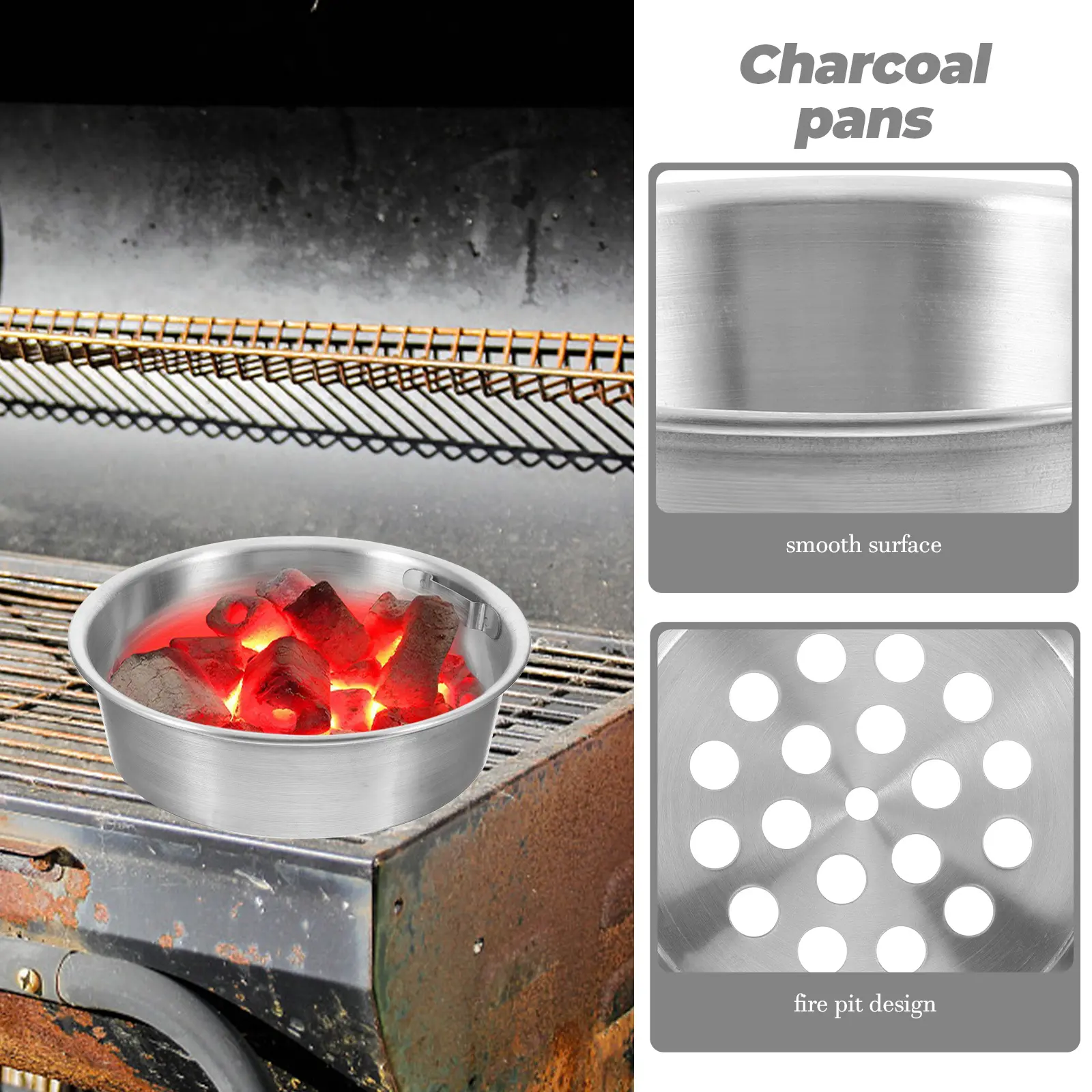 Portable BBQ Charcoal Grill Stove Camping Cartridge Stainless Steel Travel Fire Pit Design Versatile Bbq Tool