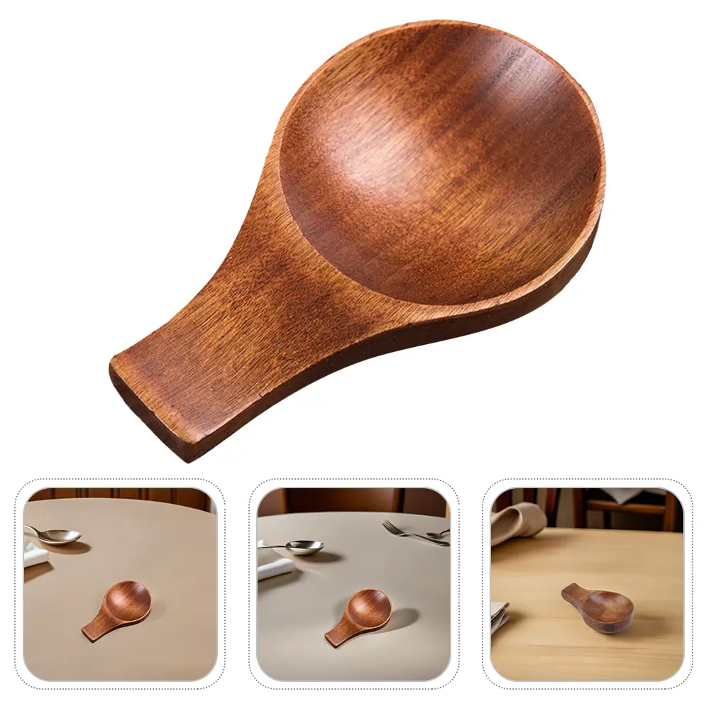 6 Pcs Japanese Seasoning Dish Dipping Sauce Dishes Wooden Containers Serving Bowl Mini Condiment Plates Brown Small Bowls