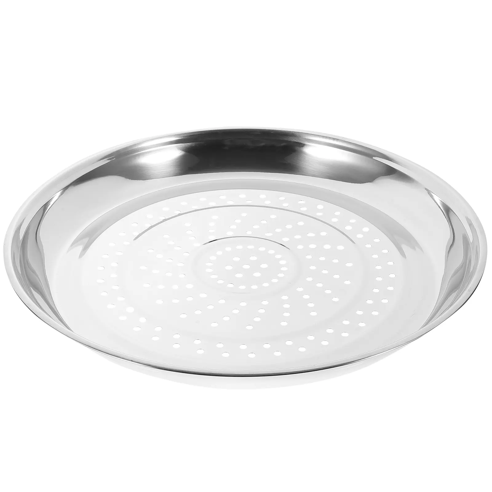 Stainless Steel Steamer Rack Food Grade Steaming Dish for Wok Cookware Tray Vapor Cook Dumpling Crab Veggie Egg
