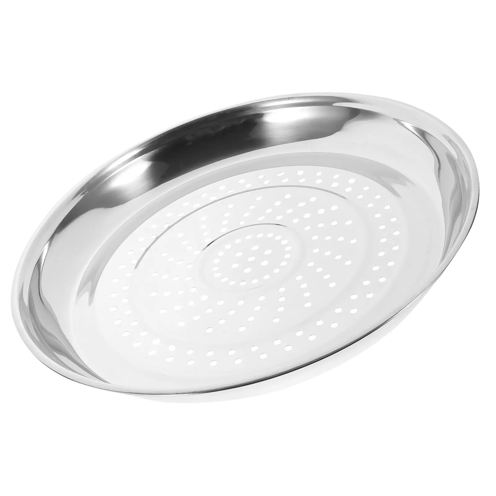 Stainless Steel Steamer Rack Food Grade Steaming Dish for Wok Cookware Tray Vapor Cook Dumpling Crab Veggie Egg
