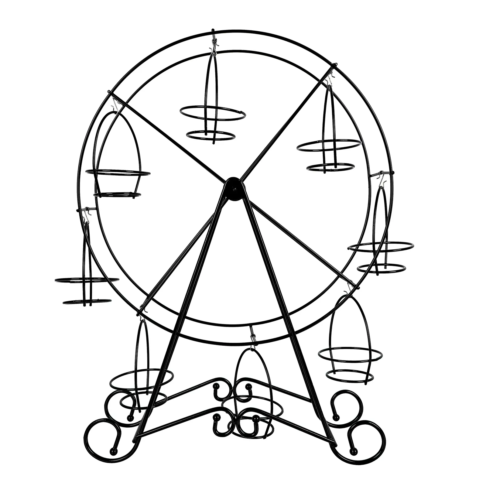 Ferris Wheel Cake Stand Stainless Steel Wedding Party Display Rack Tiered Dessert Storage Stand Decorative Baking Organizer Home