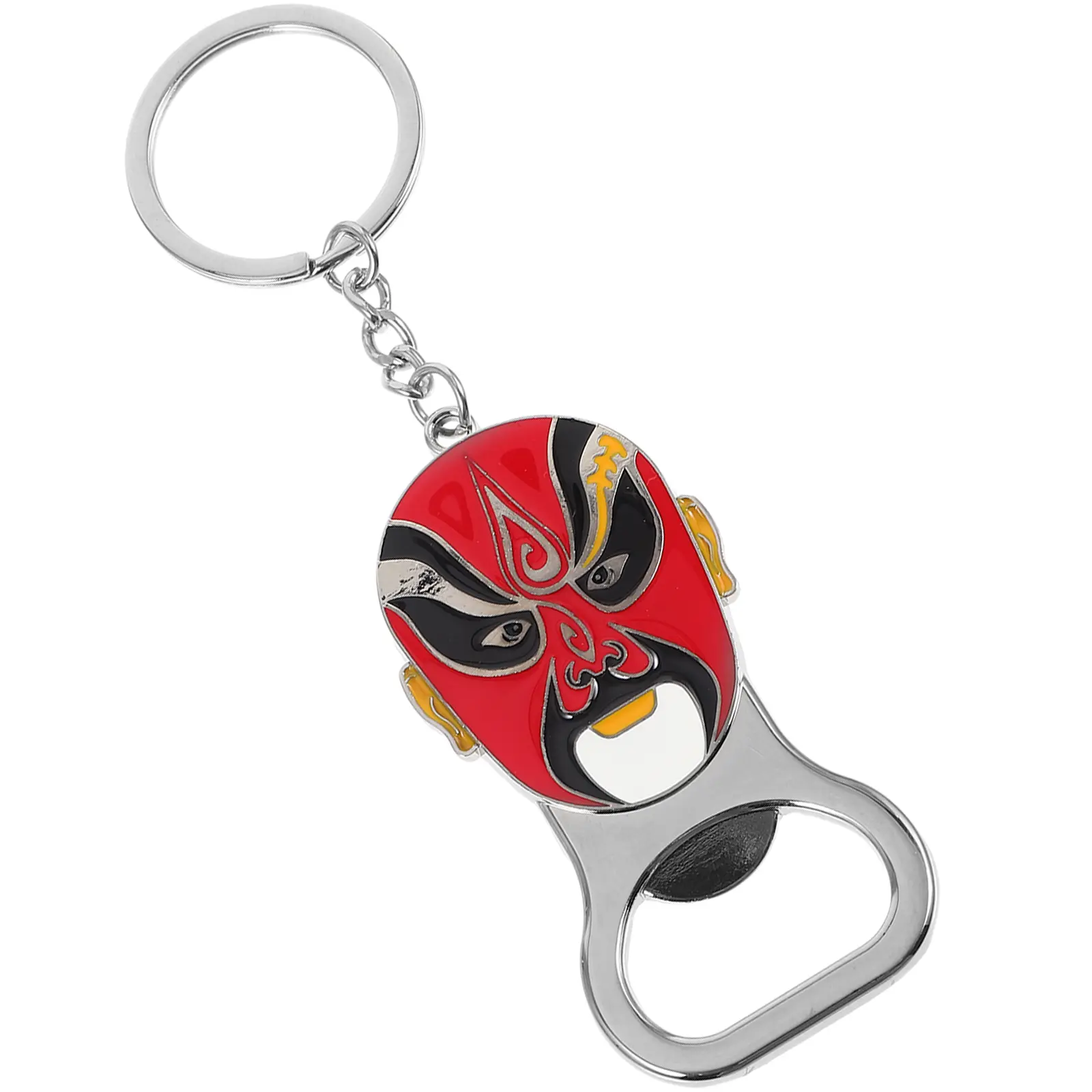Multifunctional Bottle Keychain Flat Design Small Bulk Cap Remover Metal Spanner Key Bottle Opener Beer Opener Soda Tool