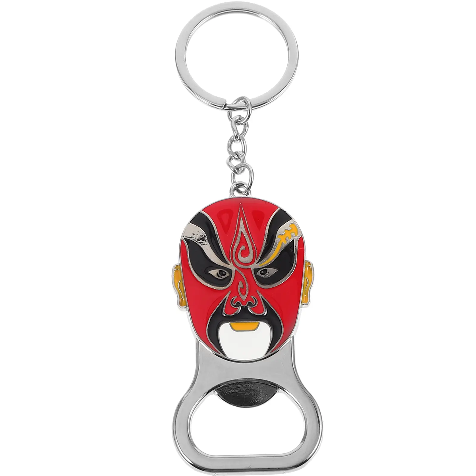 Multifunctional Bottle Keychain Flat Design Small Bulk Cap Remover Metal Spanner Key Bottle Opener Beer Opener Soda Tool