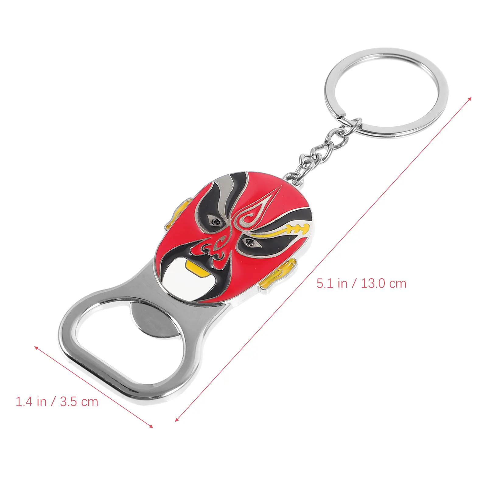 Multifunctional Bottle Keychain Flat Design Small Bulk Cap Remover Metal Spanner Key Bottle Opener Beer Opener Soda Tool