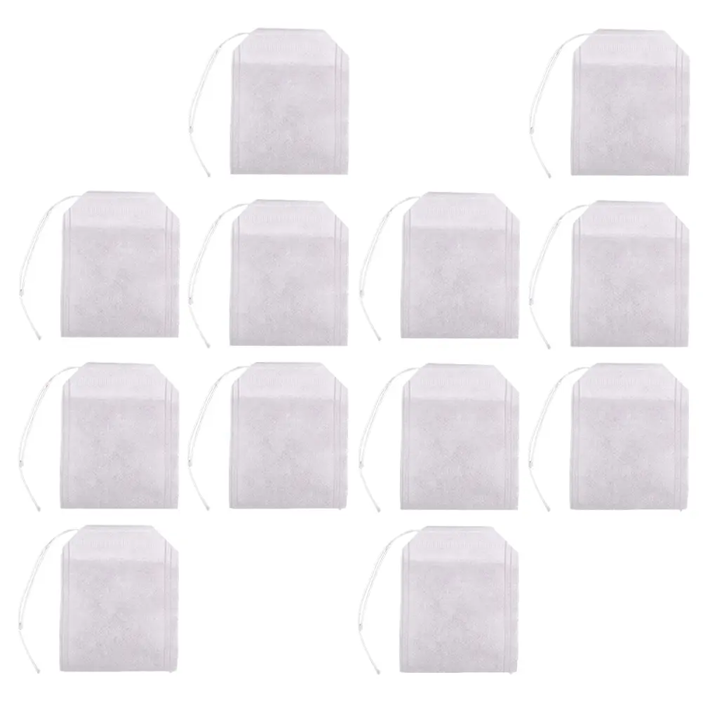 300pcs Non Woven Tea Bags Lightweight Remove Loose Leaf Coffee Herbs Powder Gift Decoction Filter Brewer Mug