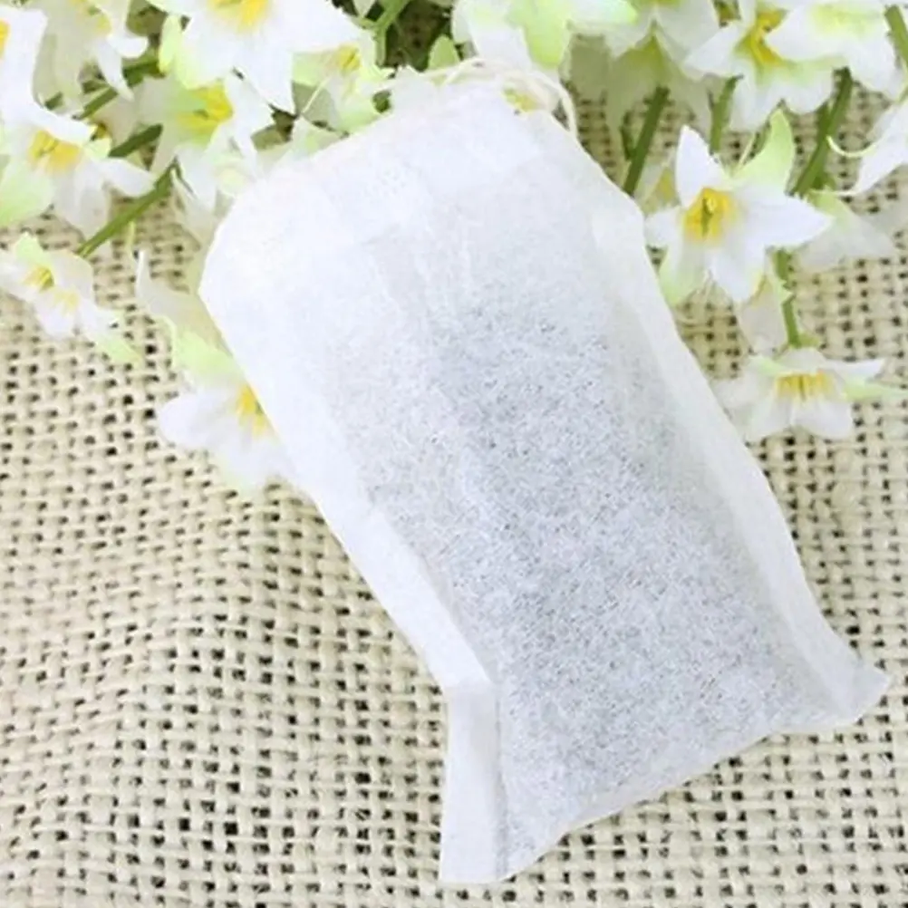 300pcs Non Woven Tea Bags Lightweight Remove Loose Leaf Coffee Herbs Powder Gift Decoction Filter Brewer Mug
