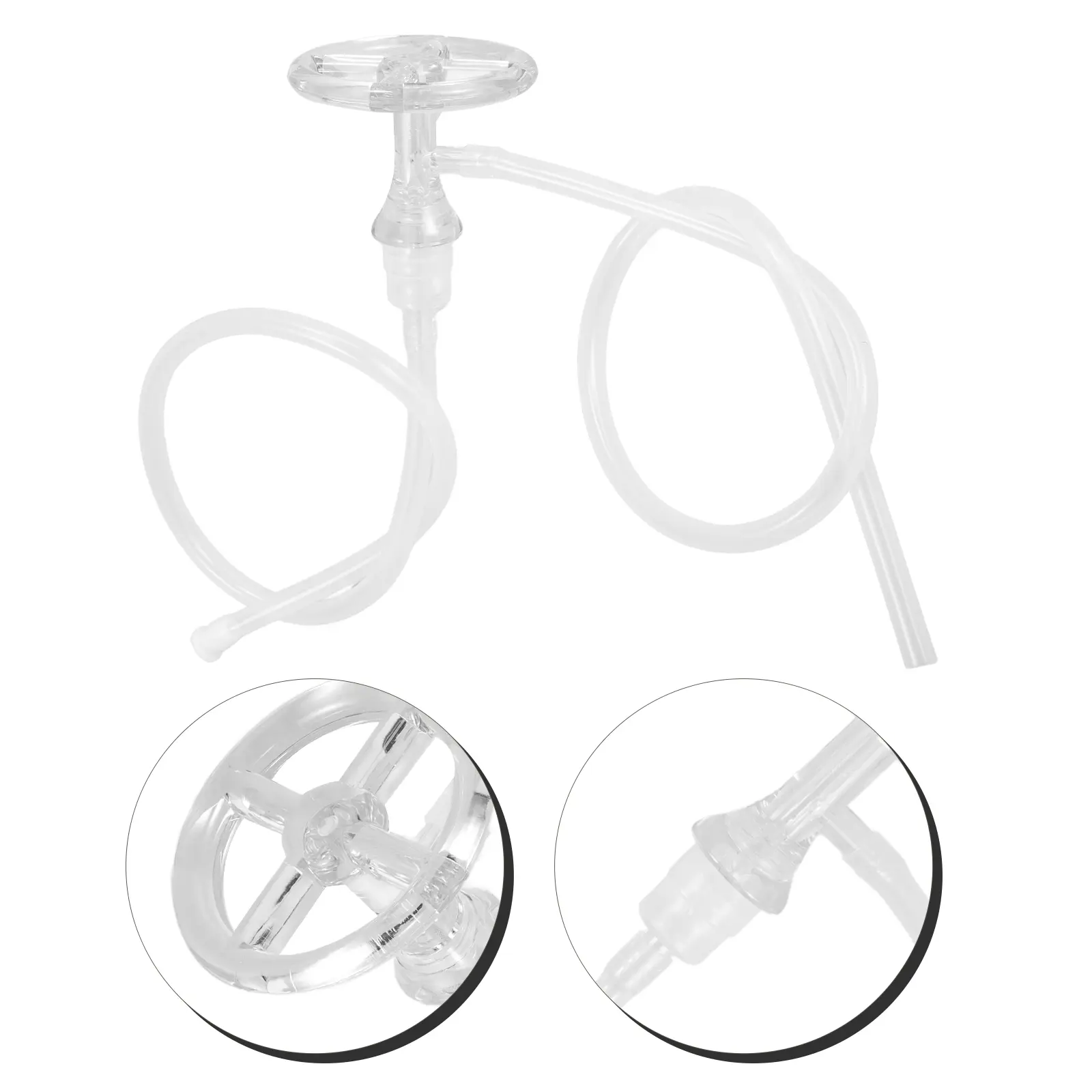 Dust Filter Water Jug Stopper 05m Tubes Transparent Silicone Cap Gallon Bucket Protector Dispenser Cover Jug Accessories