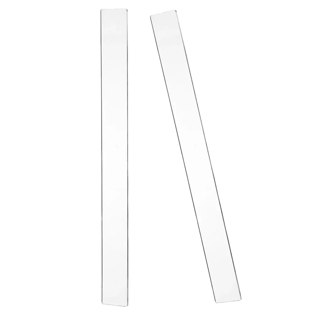 2pcs Baking Tools Dough Ruler 2 5mm 40mm Reusable Rolling Pin Guides Thickness Leveling Sticks For Cookies Pastry Pizza Biscuit