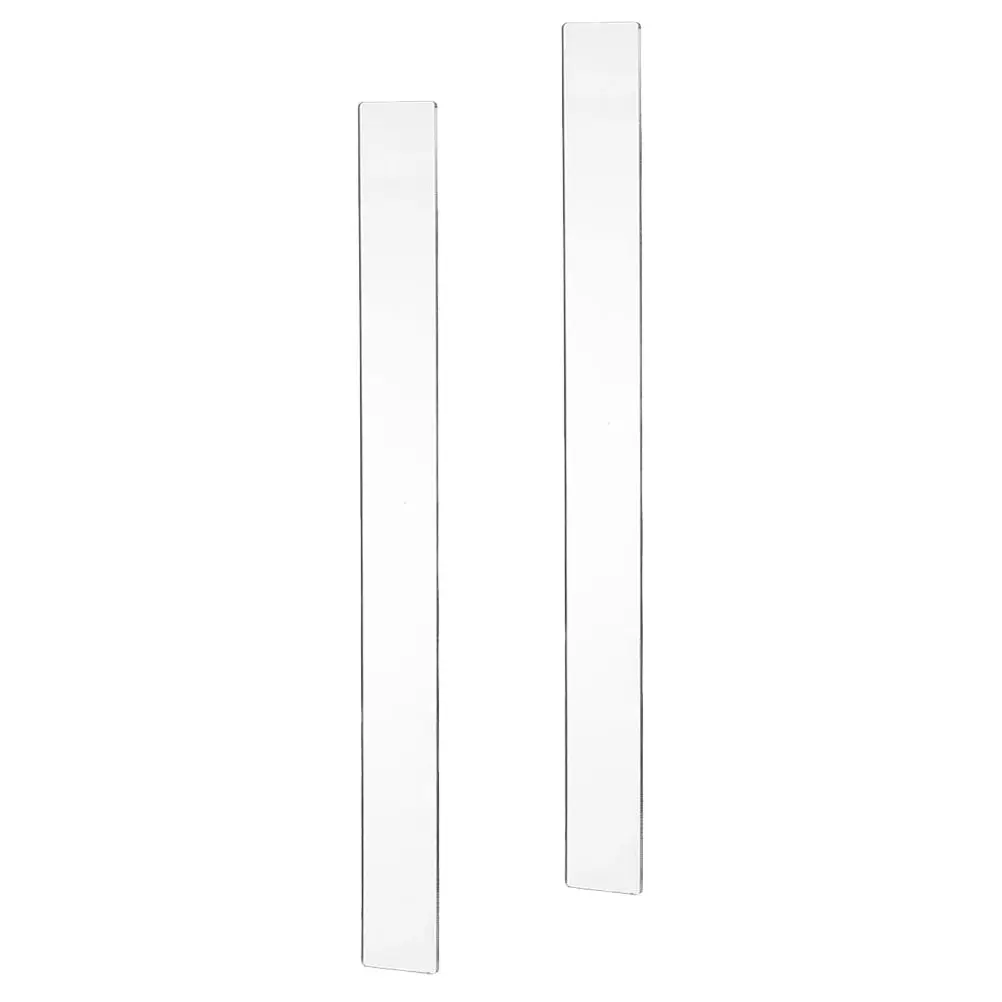 2pcs Baking Tools Dough Ruler 2 5mm 40mm Reusable Rolling Pin Guides Thickness Leveling Sticks For Cookies Pastry Pizza Biscuit