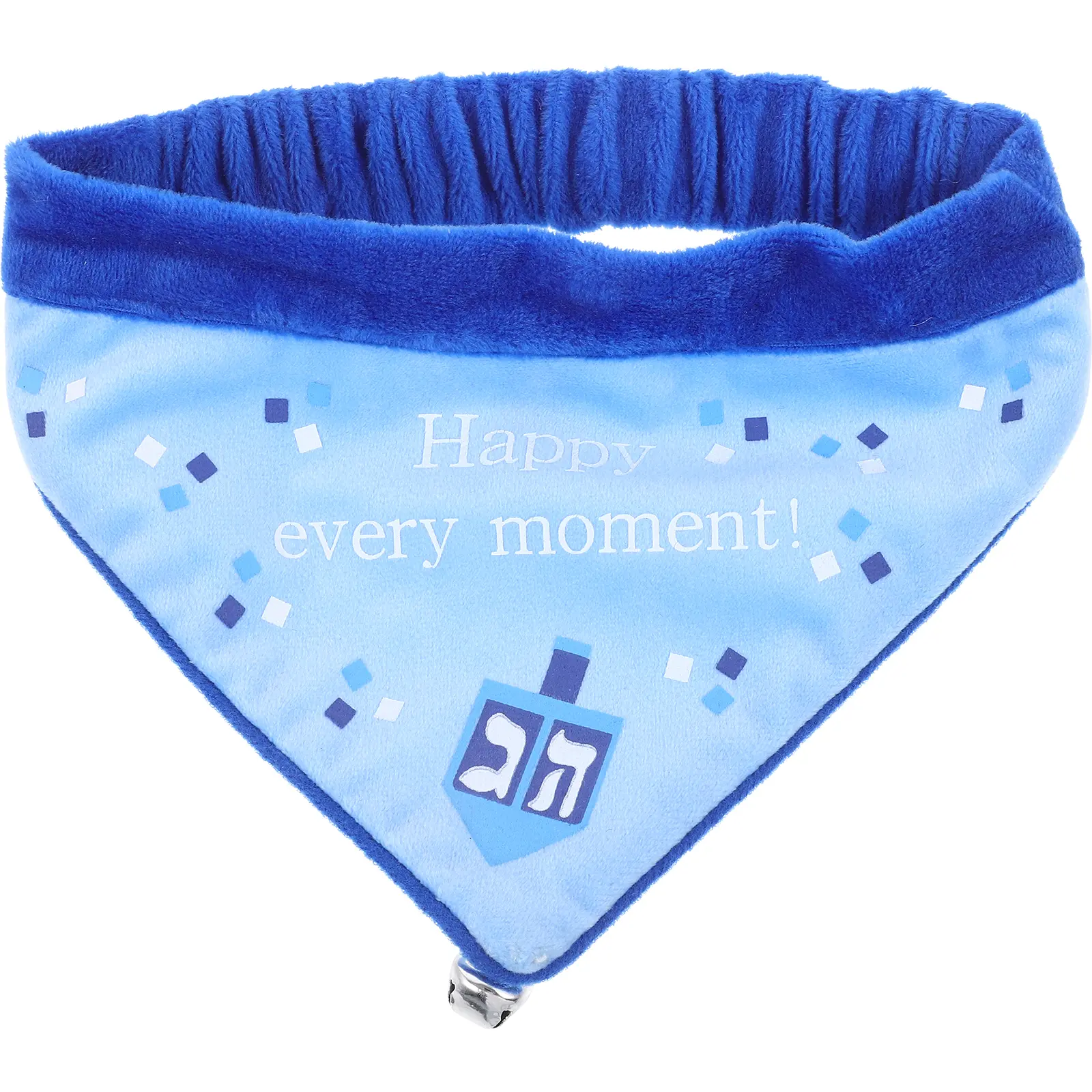 Happy Hanukkah Dog Bib Collar Spit Towel Puppy Scarf Triangle Party Supplies Festive Accessories Holiday
