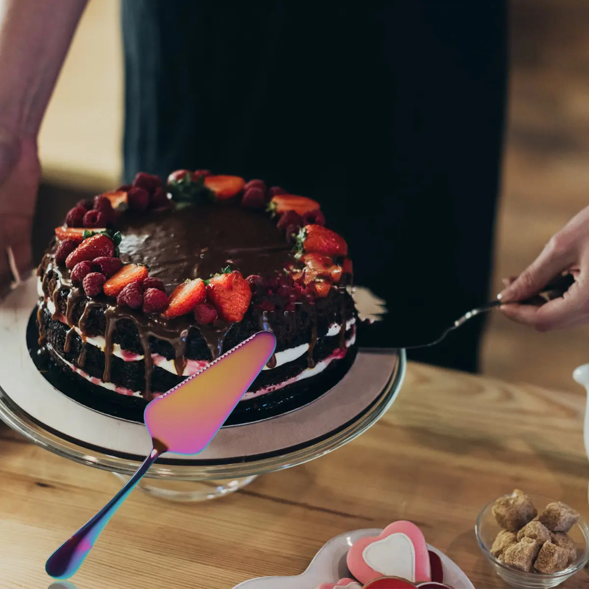Baking Tools Cake Spatula Cream Food Pizza Shovel Kitchen Gadgets Travel Cheesecake Oven
