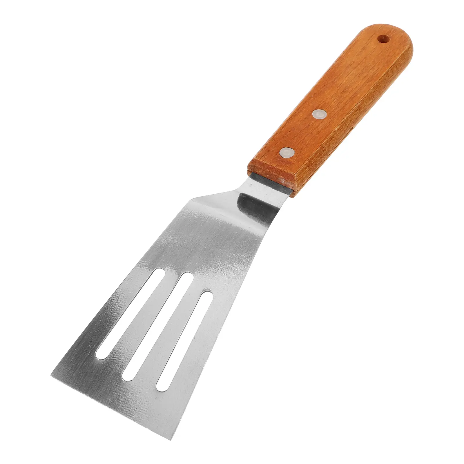 Stainless Steel Spatula Grill Tool Teppanyaki BBQ Outdoor Cooking Kitchen Utensil Mini Metal Egg Turner Steak