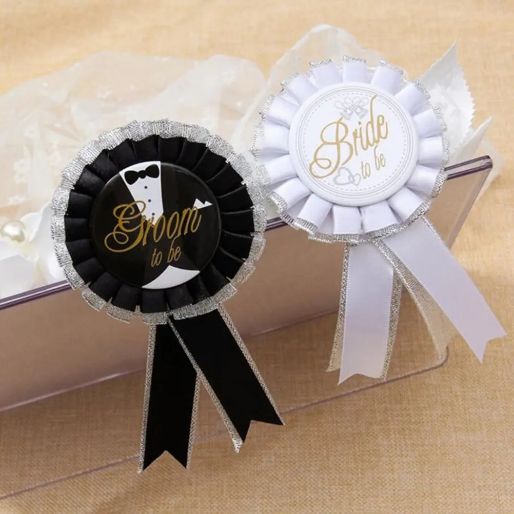 High Quality Badge Groom to Be Brooch Decor Wedding Party Accessories Creative Wedding Party Accessories Design