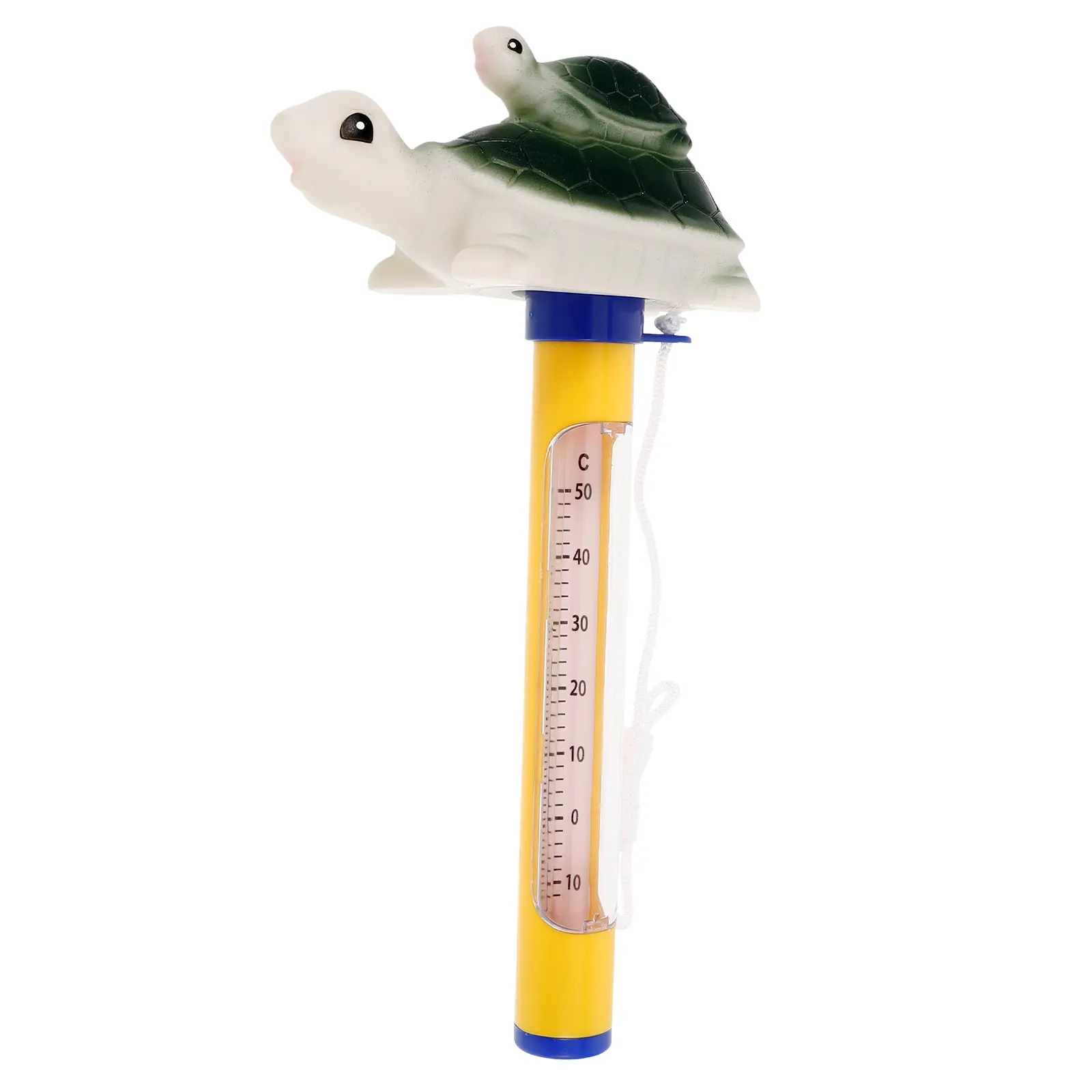Turtle Thermometer for Baby Pool Water Temperature Floating Plastic Cold Plunge Swim Bath Pond Fish Tank Measuring Device Easy