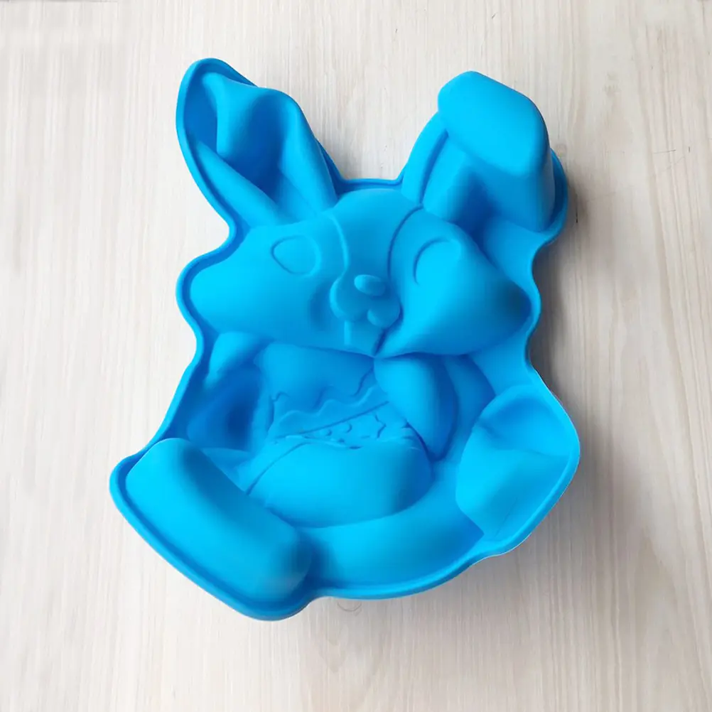 Silicone Easter Egg Fondant Cake Mould Mold Fondant Chocolate Cake Baking Tool Nonstick Easy Demold Homemade Candy Kitchen