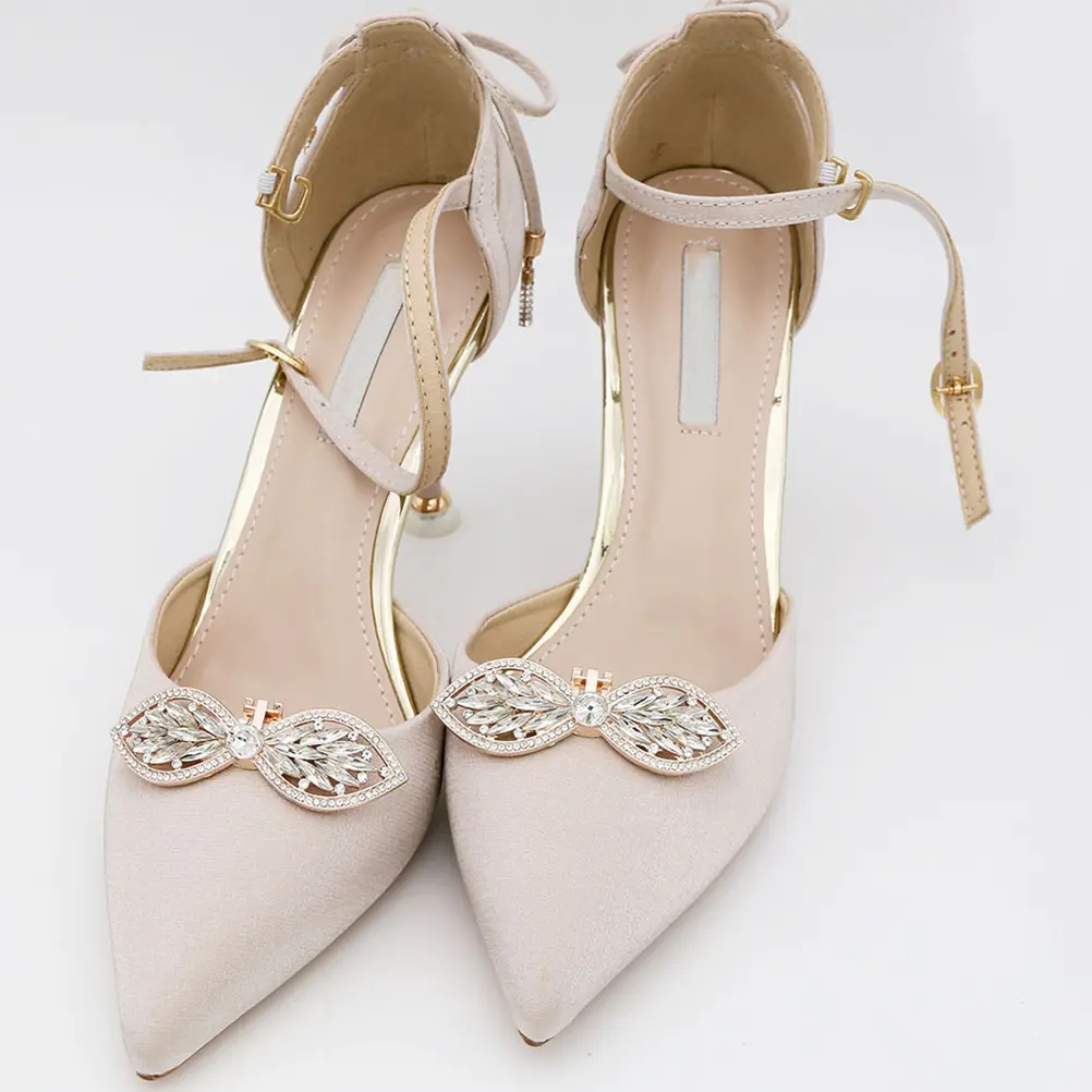 Shoe Clip Accessories High-end Clips Wedding Decor Heel Shoes DIY Accessory Brooch Buckles Flower Rhinestones