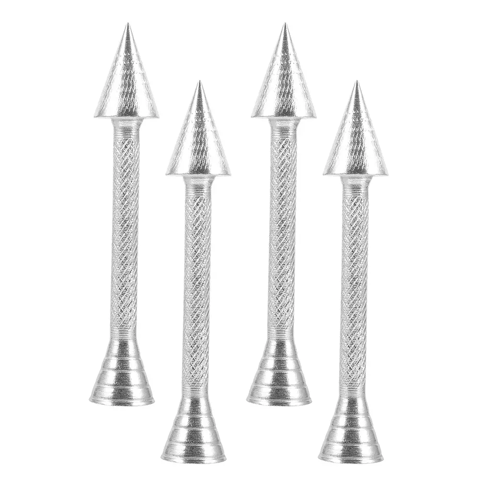 4 Pcs Cake Decorating Tools Accessories Rod for Baking Aluminum Alloy Sticks Ornament Rose Supplies Equipment