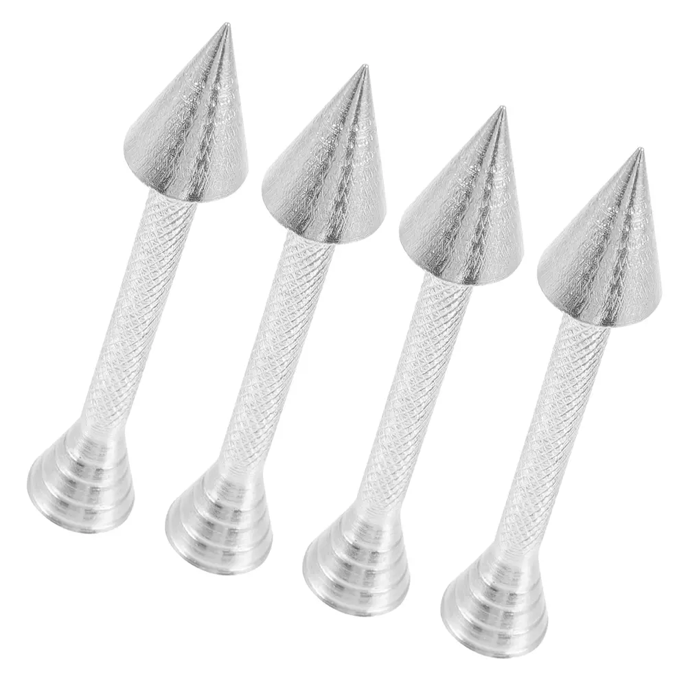 4 Pcs Cake Decorating Tools Accessories Rod for Baking Aluminum Alloy Sticks Ornament Rose Supplies Equipment