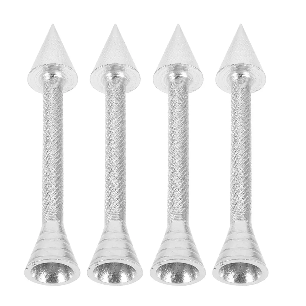 4 Pcs Cake Decorating Tools Accessories Rod for Baking Aluminum Alloy Sticks Ornament Rose Supplies Equipment