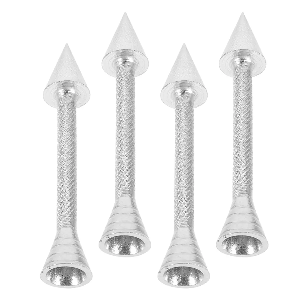 4 Pcs Cake Decorating Tools Accessories Rod for Baking Aluminum Alloy Sticks Ornament Rose Supplies Equipment