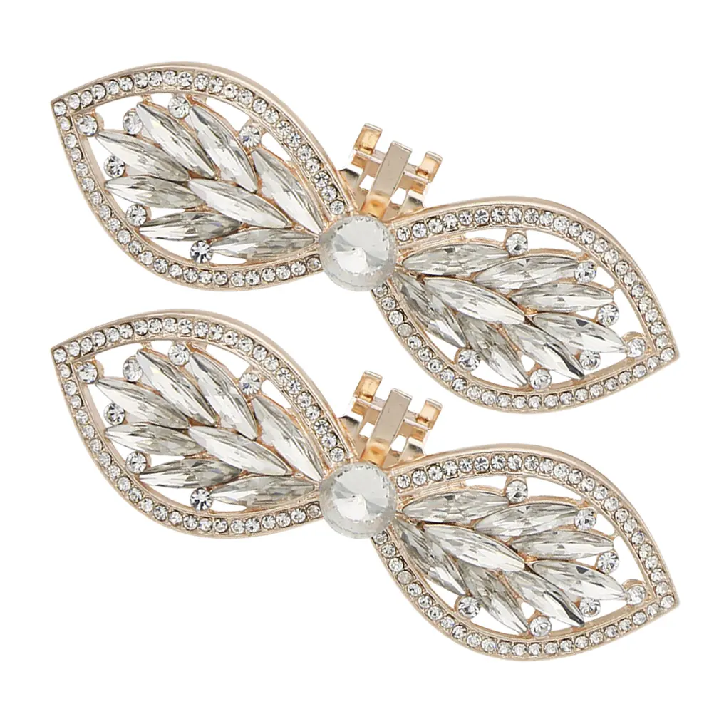 Shoe Clip Accessories High-end Clips Wedding Decor Heel Shoes DIY Accessory Brooch Buckles Flower Rhinestones