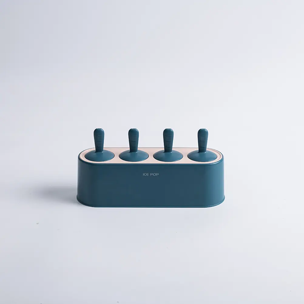 1PC Household Popsicles Making Box Special Ice Cream Mould Summer Ice Cream Making Mold for Home Use (Dark Blue)