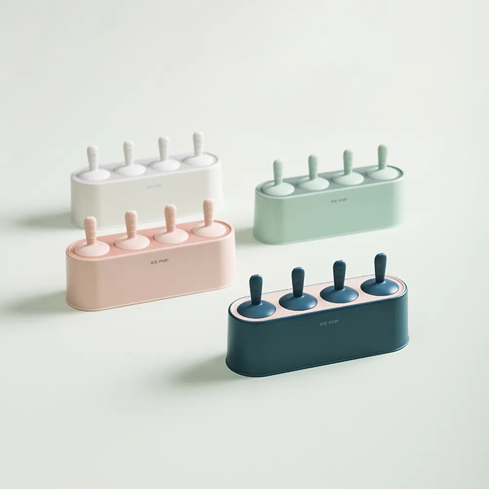 1PC Household Popsicles Making Box Special Ice Cream Mould Summer Ice Cream Making Mold for Home Use (Dark Blue)