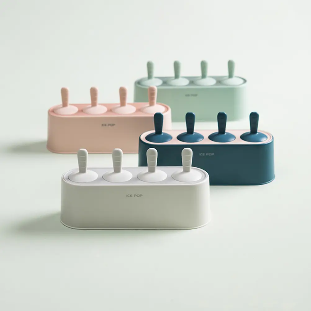 1PC Household Popsicles Making Box Special Ice Cream Mould Summer Ice Cream Making Mold for Home Use (Dark Blue)