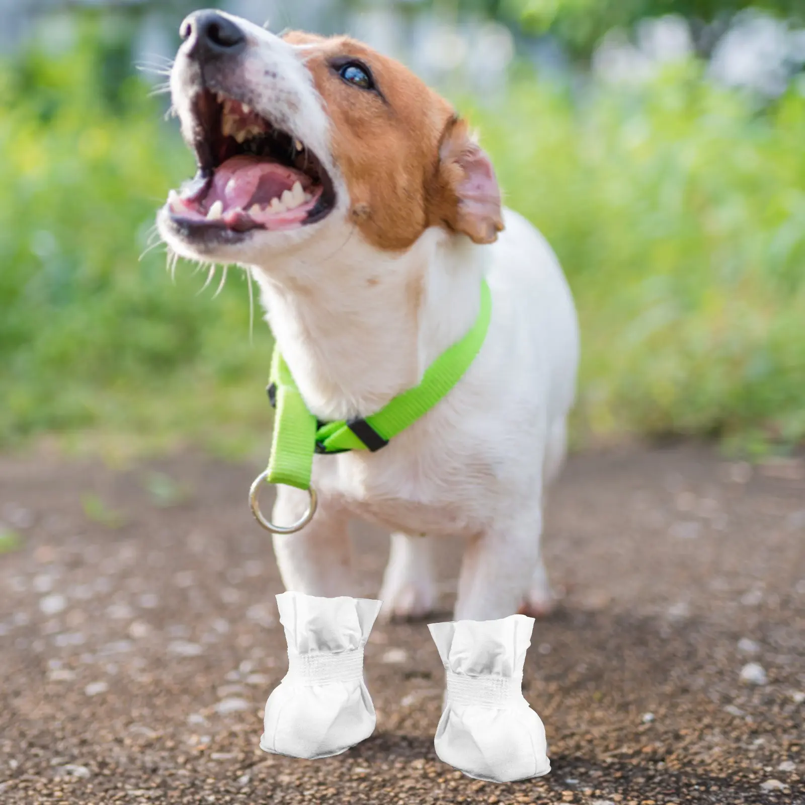 4Pcs Dog Shoes Disposable Booties for Small Dogs Outdoor Cat Boots Snow Puppy Soft Comfortable No Wash Needed Summer Winter