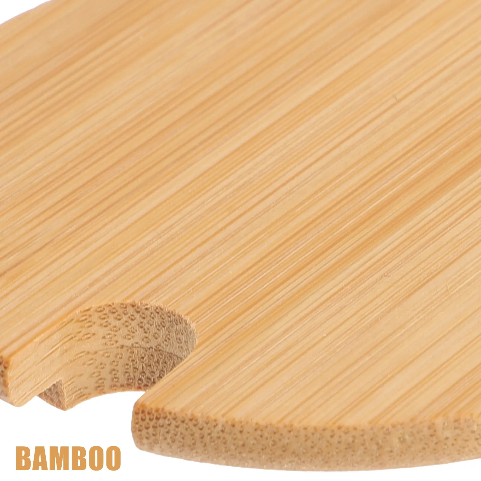 6pcs Lid Wood Cover for Drinks Mug Dust proof Airtight Jar Bamboo Bottle Cover Bamboo Bottle Glass Ceramic Kitchen Bar