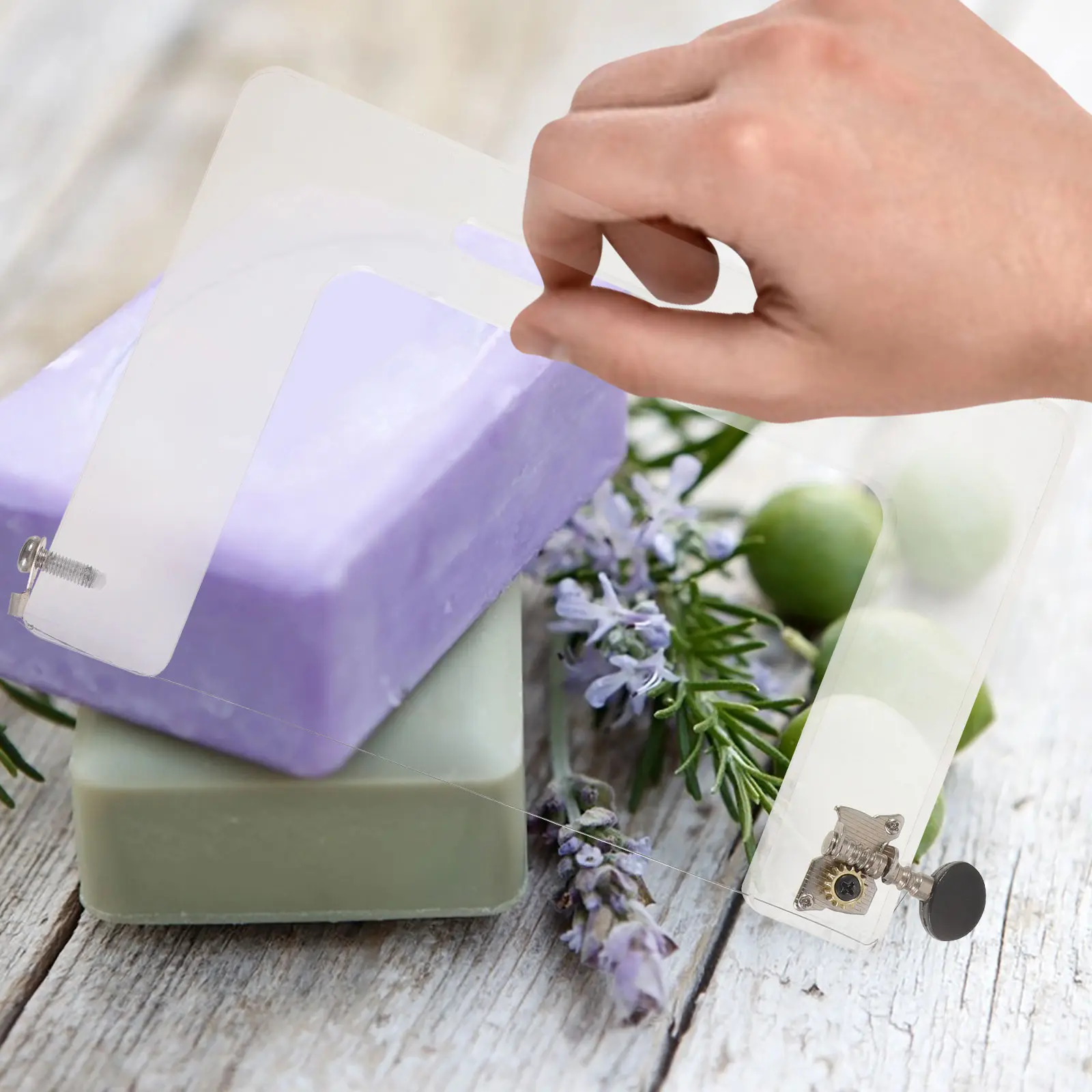 Cutter Handmade Cutting Tools Multiuse Portable DIY Butter Portable Soap Cutter Slicer Acrylic Wire Tool Soap Making Mold