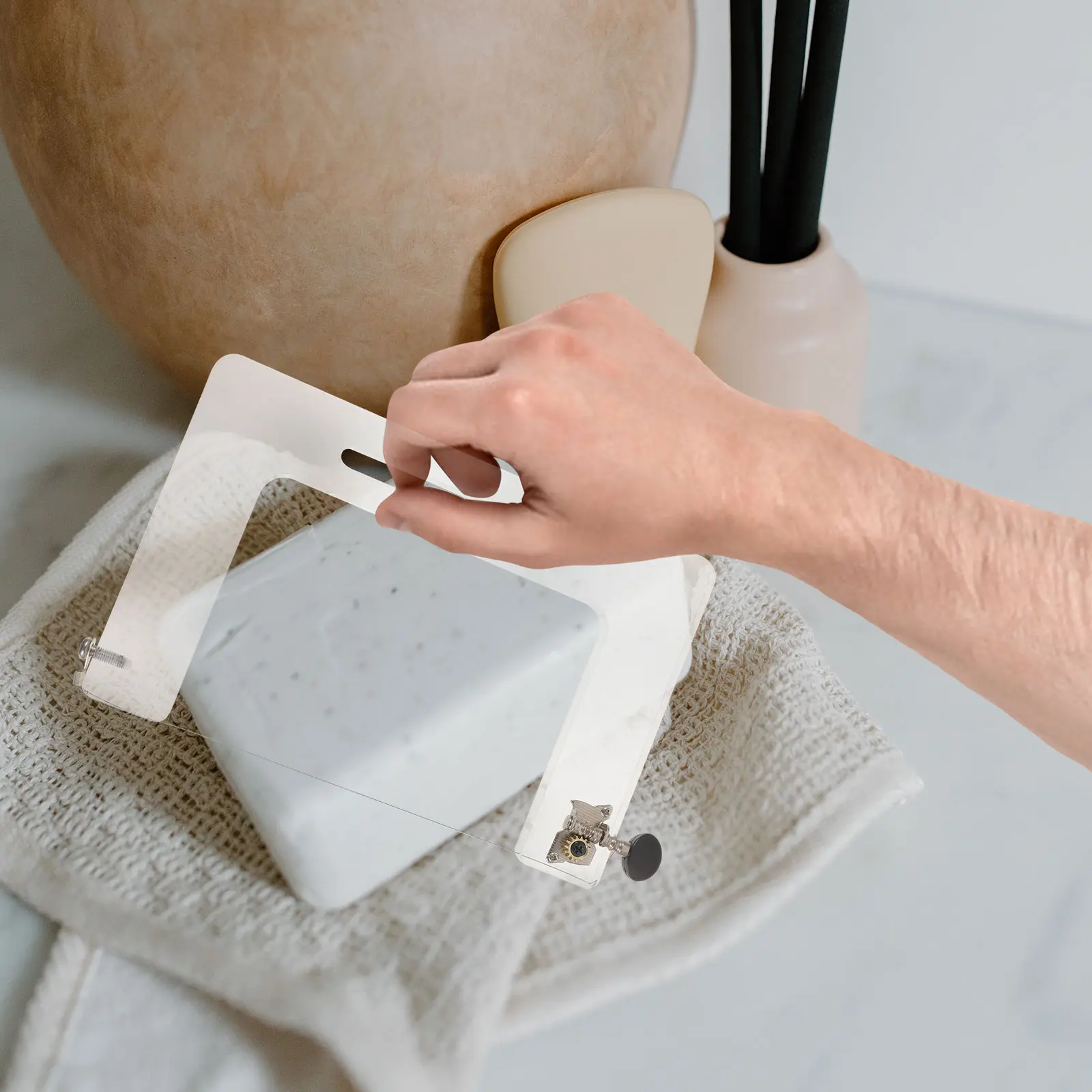 Cutter Handmade Cutting Tools Multiuse Portable DIY Butter Portable Soap Cutter Slicer Acrylic Wire Tool Soap Making Mold
