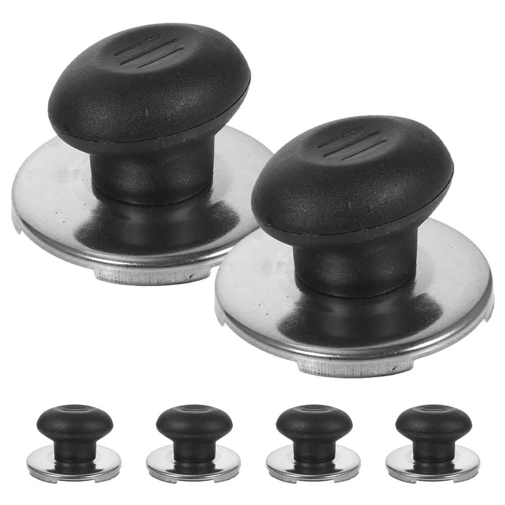 6pcs Kettle Lid Handles Replacement Set Heat Resistant Pot Cover Whistle Knob Ergonomic Grip For Home Office Universal