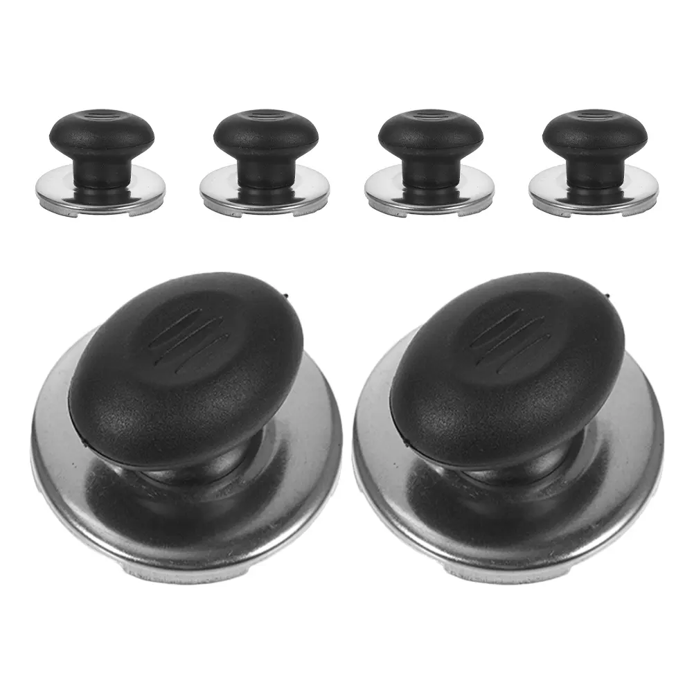 6pcs Kettle Lid Handles Replacement Set Heat Resistant Pot Cover Whistle Knob Ergonomic Grip For Home Office Universal