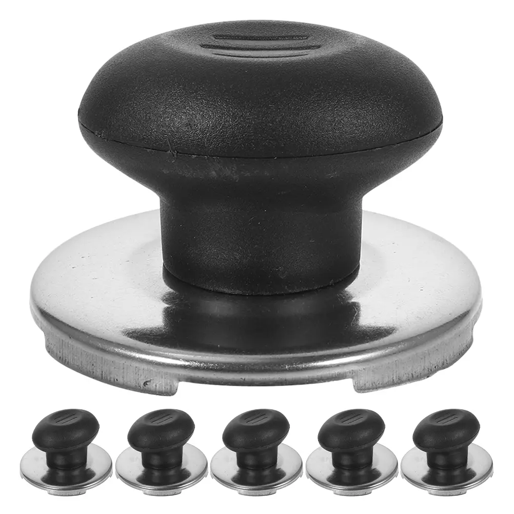 6pcs Kettle Lid Handles Replacement Set Heat Resistant Pot Cover Whistle Knob Ergonomic Grip For Home Office Universal