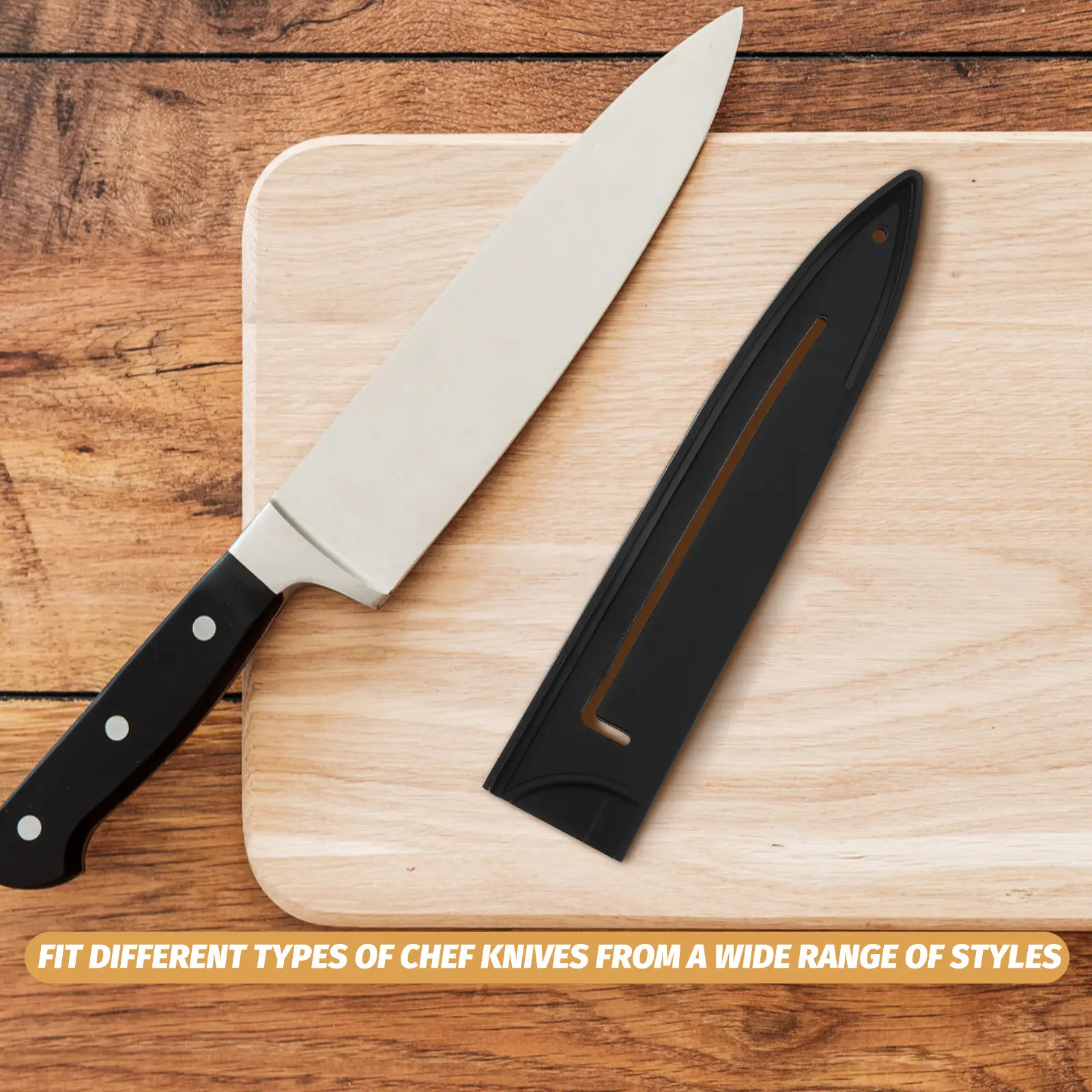 20pcs Knife Sheaths Protect Wide Blades Prevent Dull Edges Ideal Fruit Melon Knives Easy Use Universal Kitchen Household
