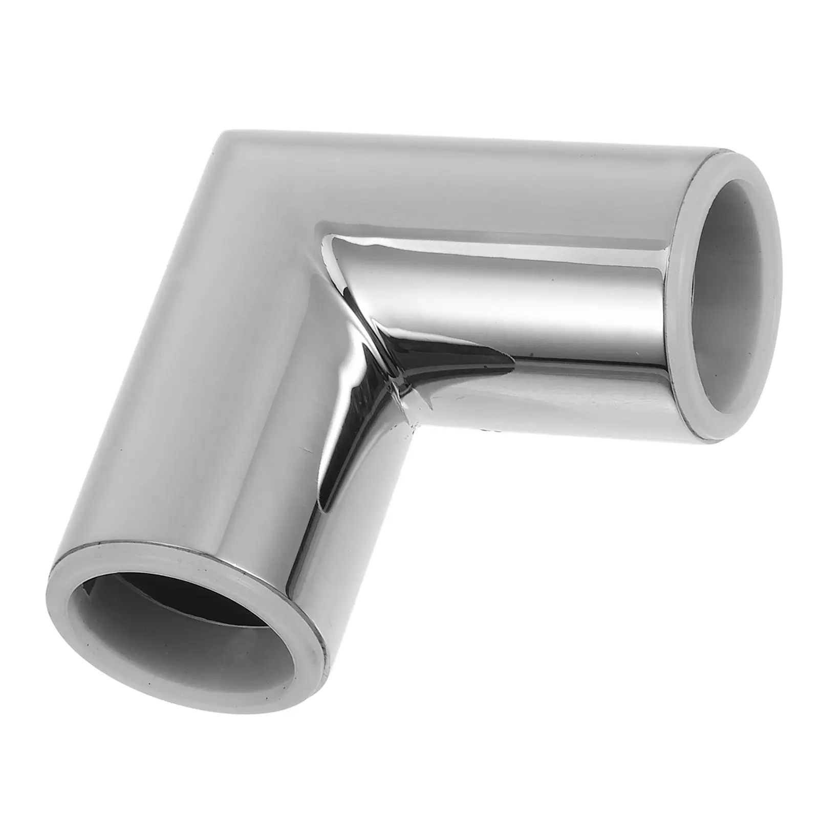 1pc 90 Degree Elbow Pipe Clamp Stainless Steel Bathroom Tube Corner Connector Glass Door Bracket Exhaust Pipe Support Turn Down