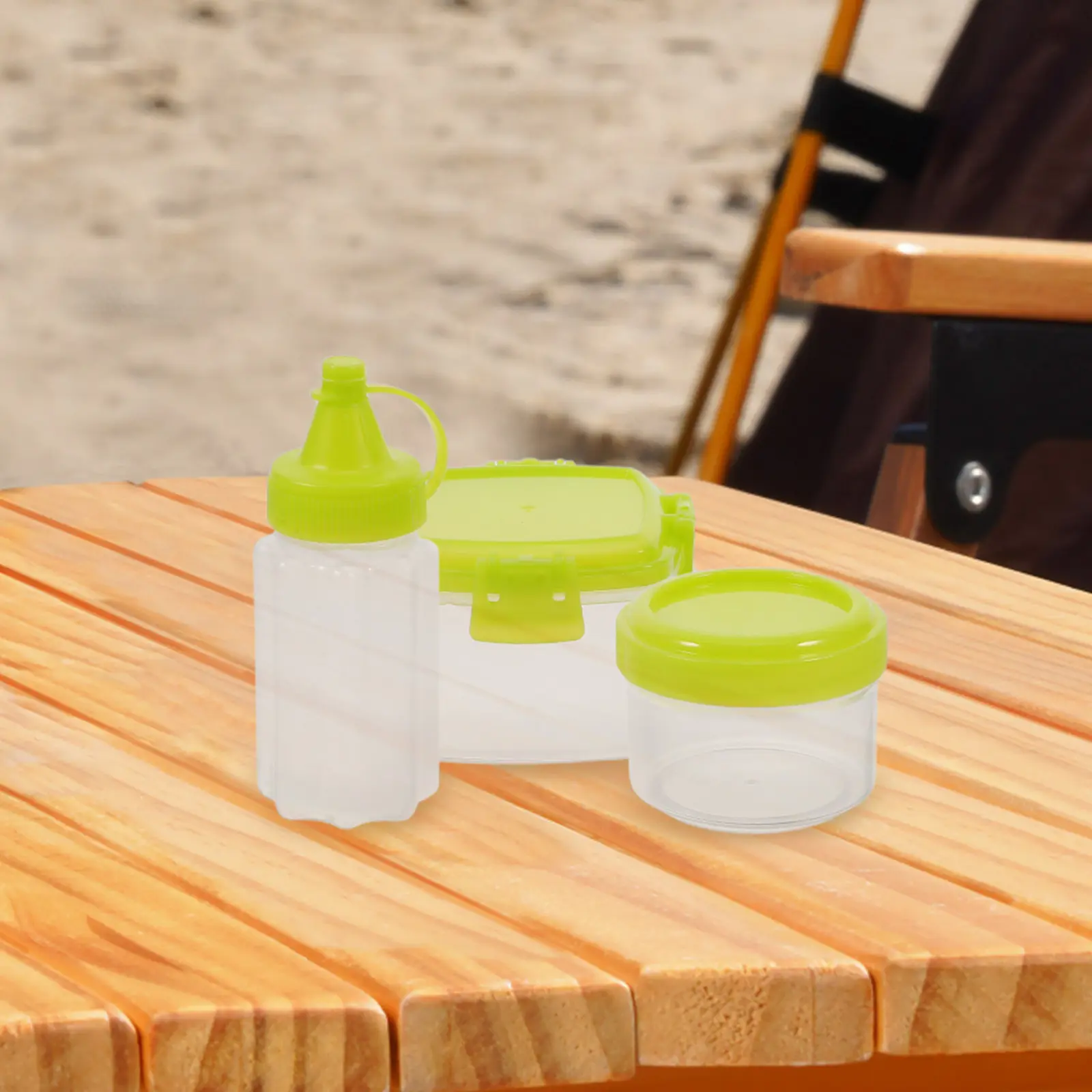 12 PCS Seasoning Box Mini Condiment Jars Squeeze Ketchup Bottle Field Dressing Plastic Bottles Travel