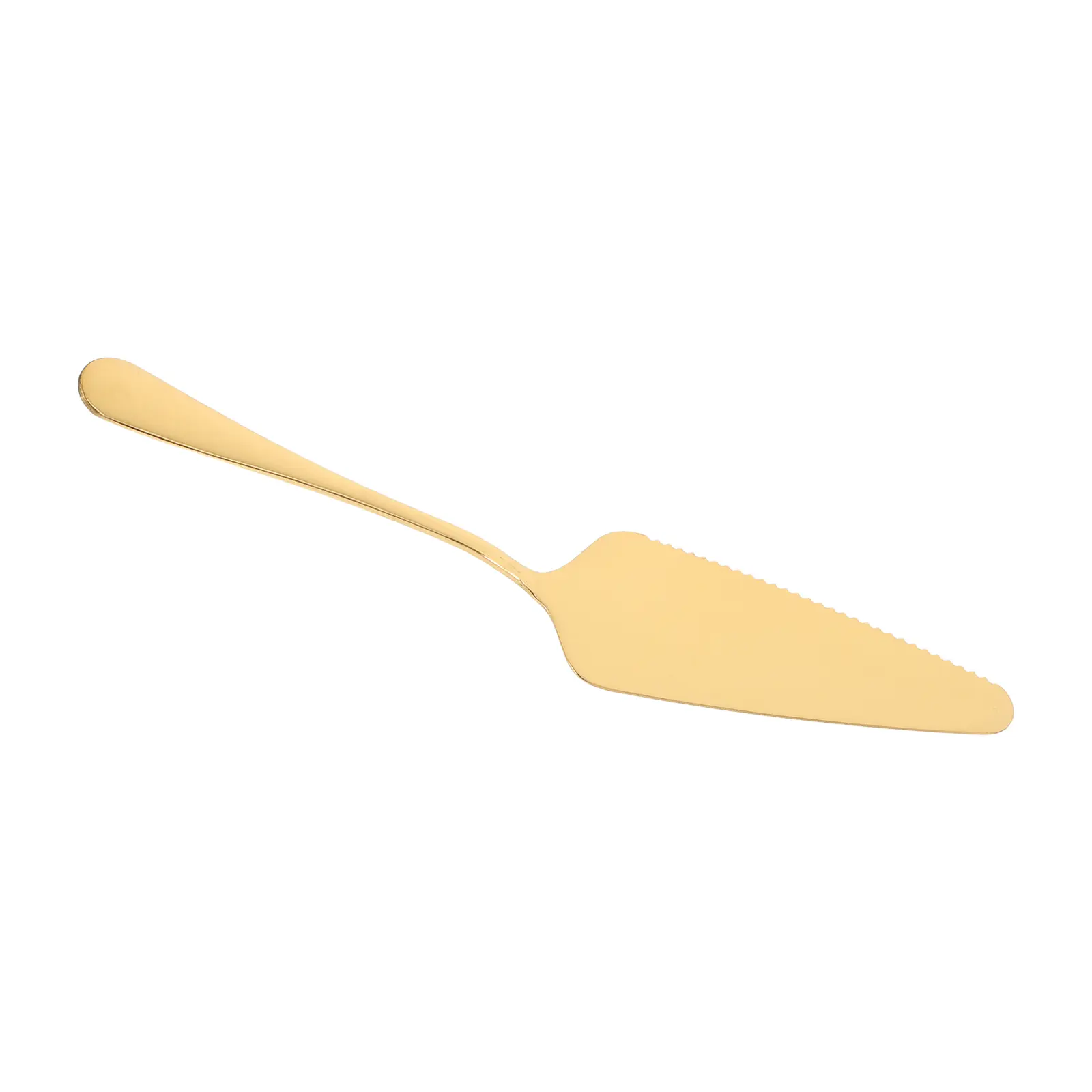 Cake Server Serrated Edge Stainless Steel Baking Shovel Black Scraper Tool Mirror Finish Easy Clean Kitchen Gadgets Cake Pizza
