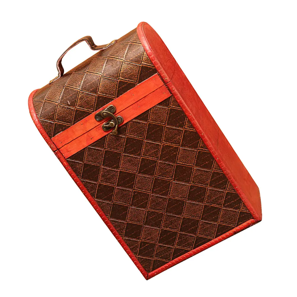 Packaging Box Retro Case for Storage Container Party Wrap Suitcase
