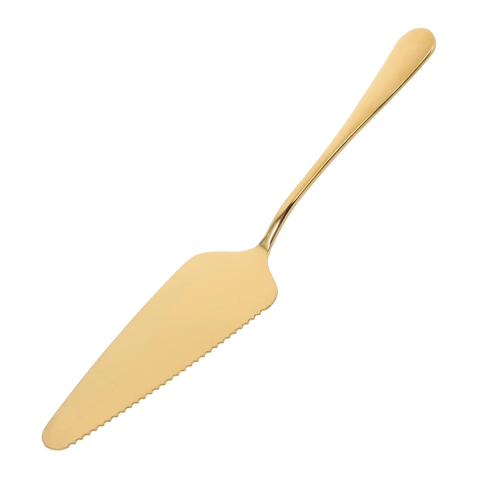 Cake Server Serrated Edge Stainless Steel Baking Shovel Black Scraper Tool Mirror Finish Easy Clean Kitchen Gadgets Cake Pizza