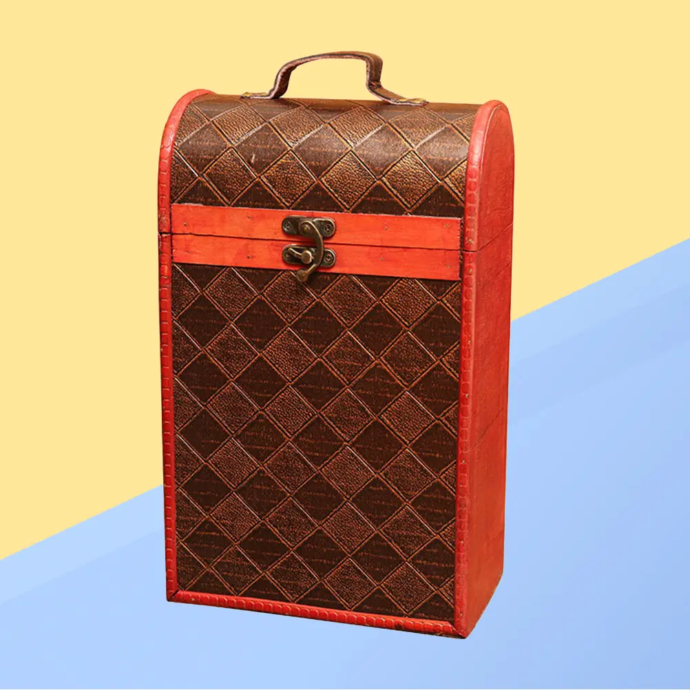 Packaging Box Retro Case for Storage Container Party Wrap Suitcase