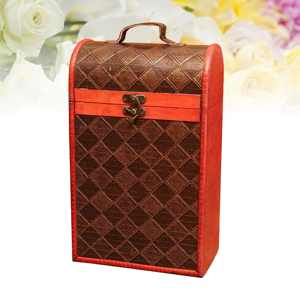 Packaging Box Retro Case for Storage Container Party Wrap Suitcase
