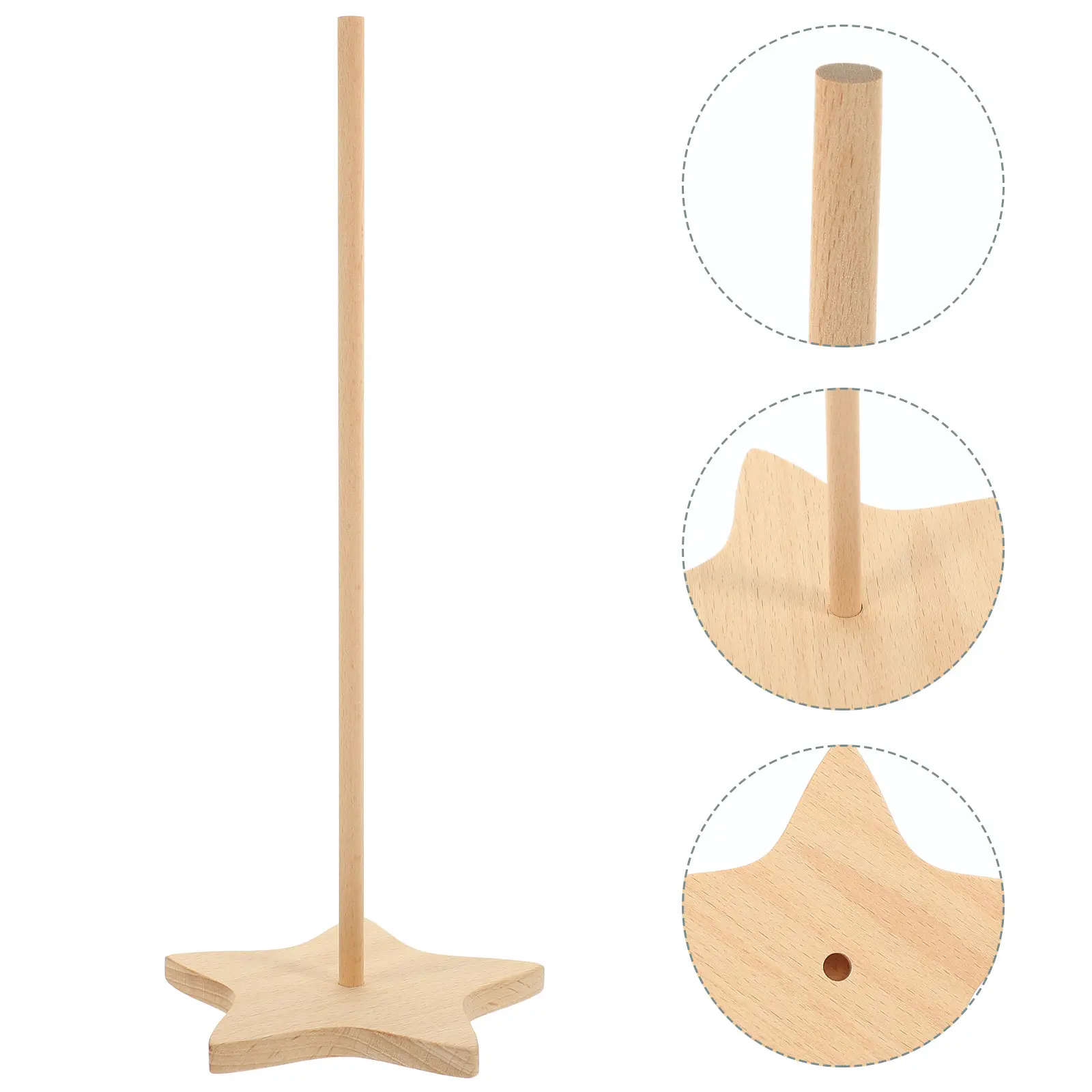 2Pcs Donut Display Rack Sturdy Wooden St for Party Wedding Reusable Dessert Holder Storage Shelf Smooth Edge No Burrs