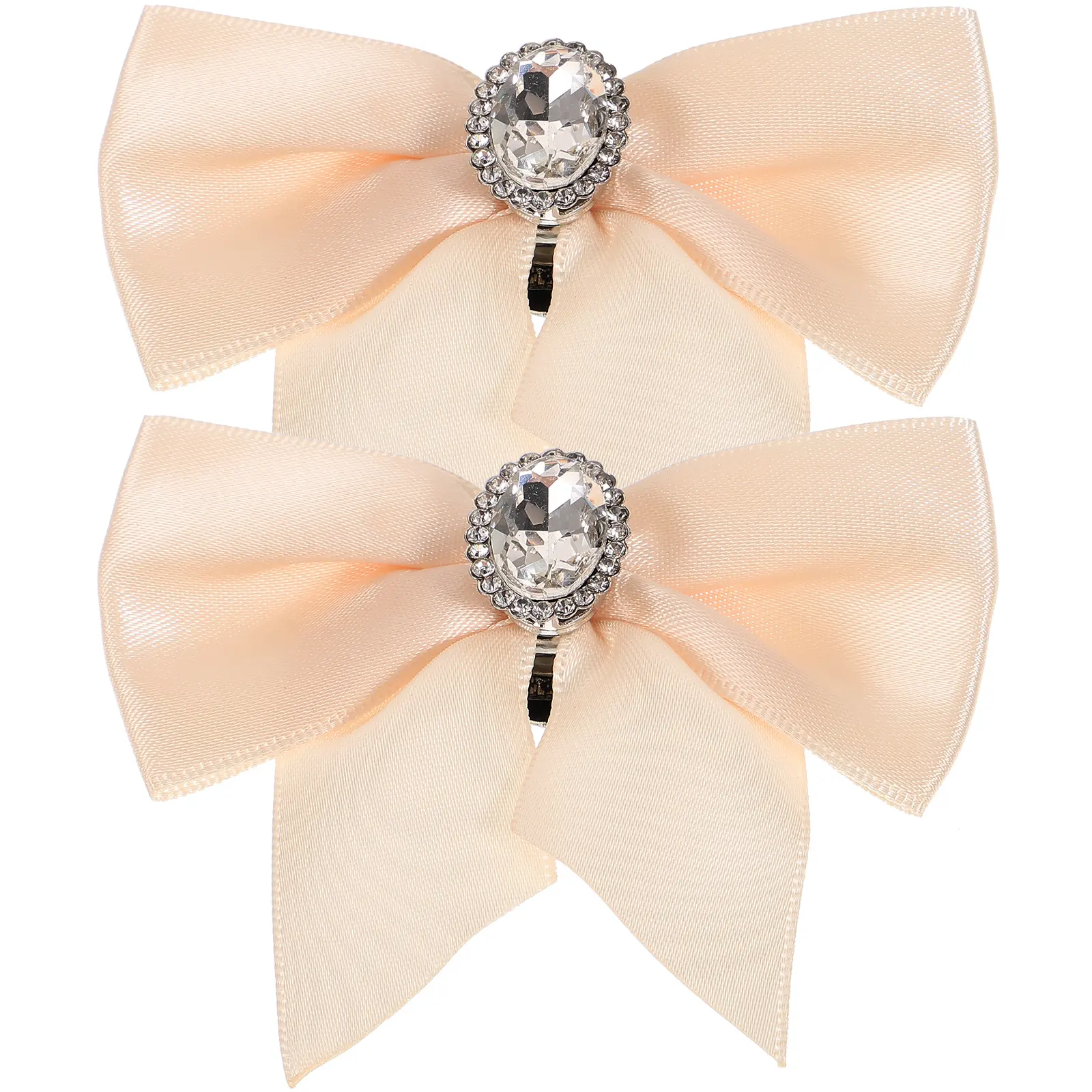 Bowknot Flower Clips 1 Pair White S0077 Bridal Wedding Decorations Bow Shape Accessories for Heels Flats Shoe Embellishments