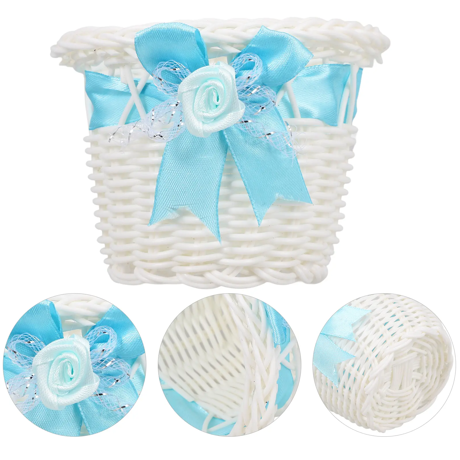 Rattan Basket Candy Serving Chocolate Storage Baskets Decorative Cute Popularity