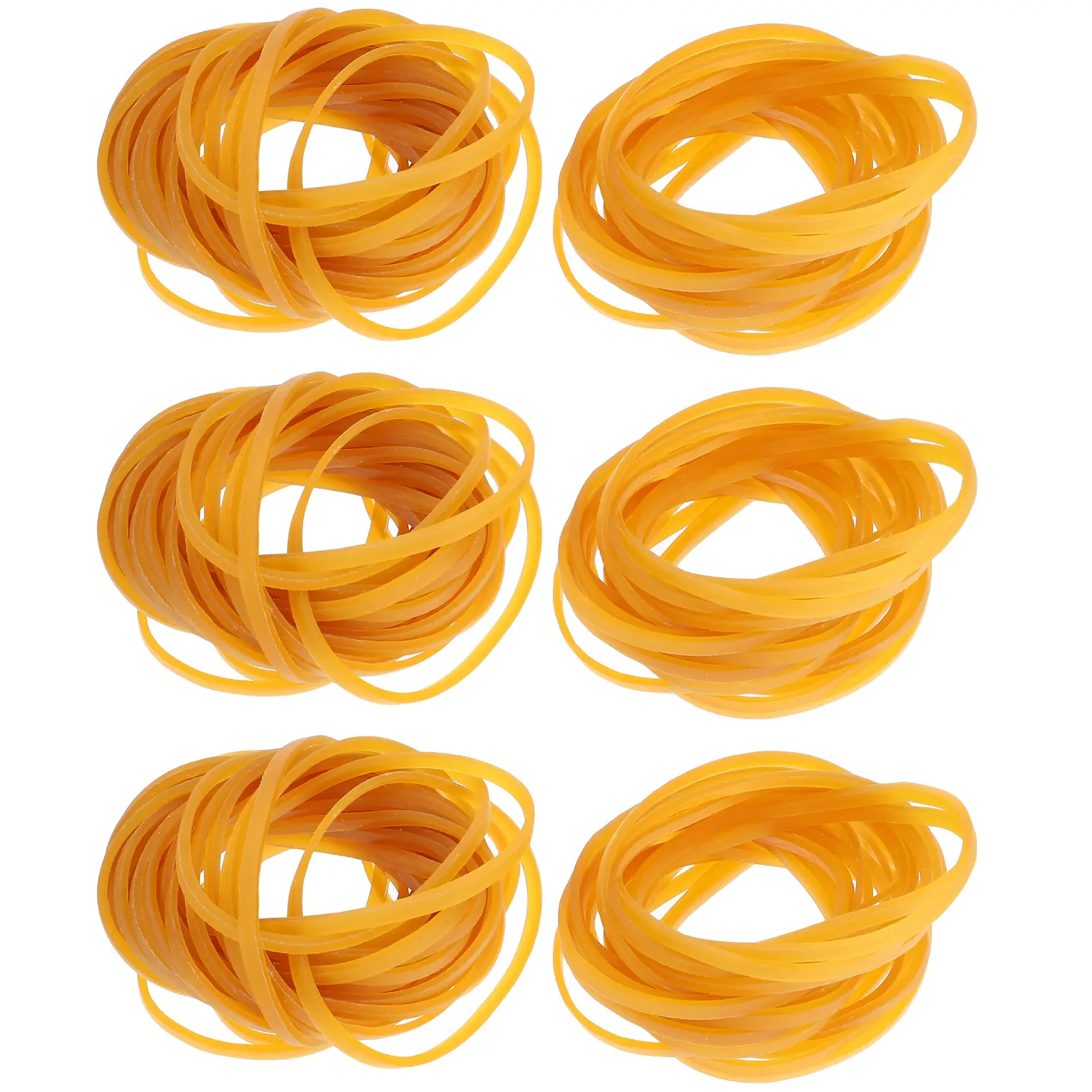 580pcs High Elastic Rubber Ring Thick Band Multifunction Elasticity Bands Stretch Wide Office Yellow Photos Christmas