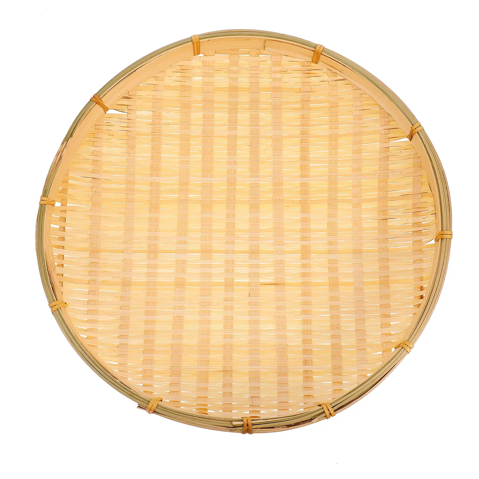 Traditional Fruit Basket Bamboo Sieve Storage Manual Vegetable Baskets for Kitchens