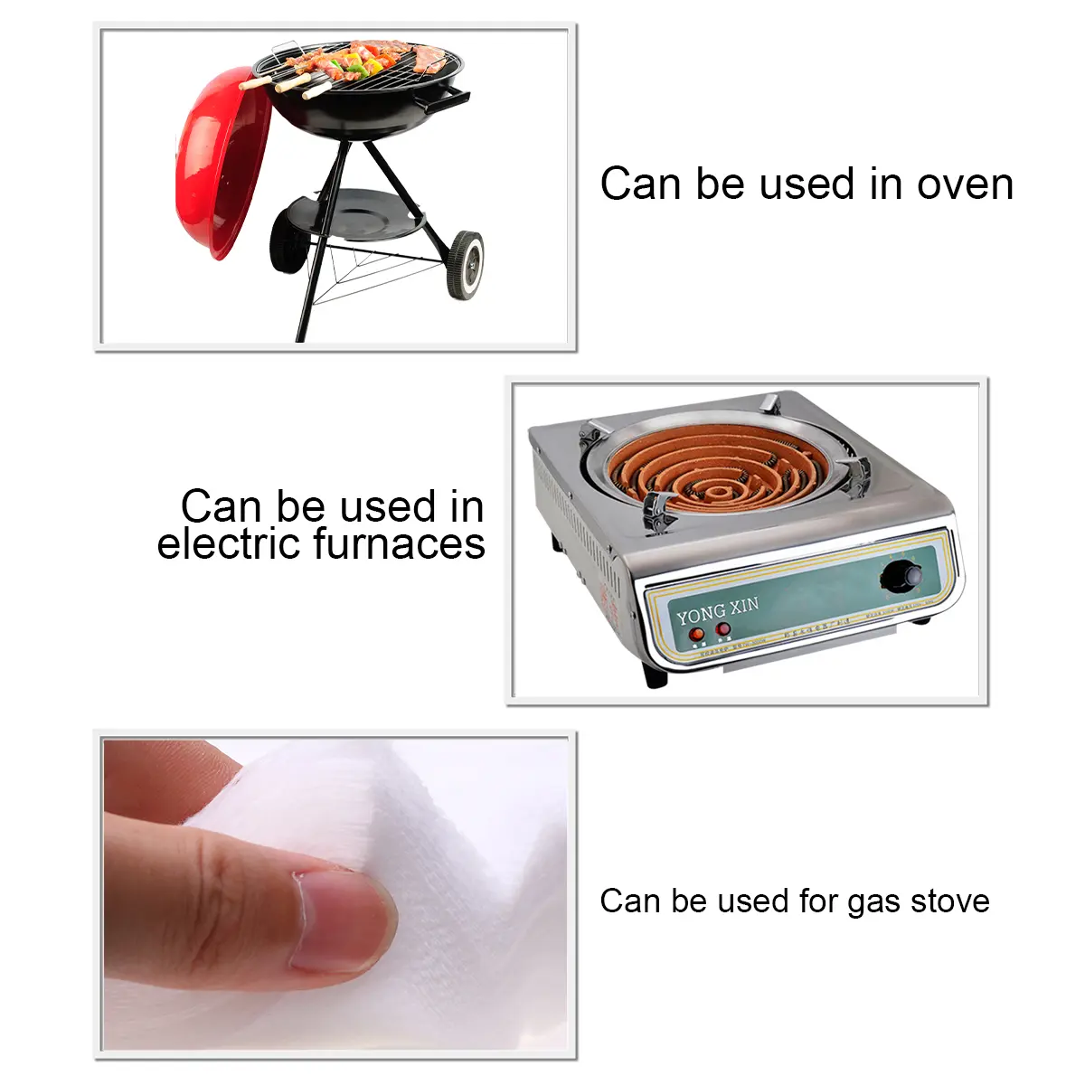 Gas Stove Rack High Temperature Resistance Oil Resistant Easy Clean Kitchen Supplies Small Pan Support Practical